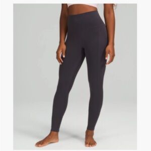 Lululemon Align Pant 28” Pockets in Black Granite